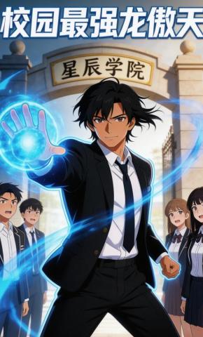 短剧《校园最强龙傲天》海报