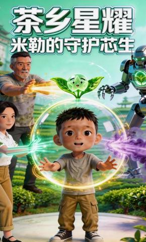 短剧《茶乡星耀，米勒的守护芯生》海报