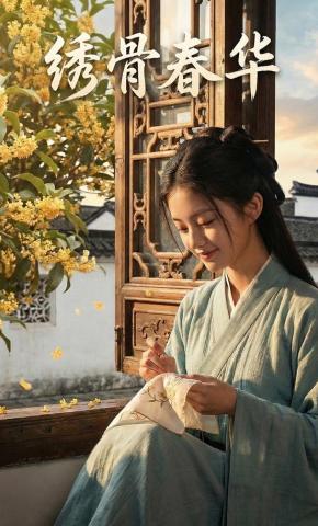 短剧《绣骨春华》海报