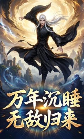 短剧《万年沉睡：无敌归来》海报