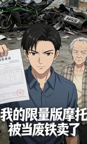 短剧《我的限量版摩托被当废铁卖了》海报