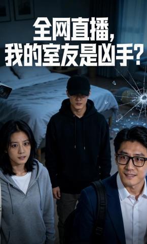 短剧《全网直播，我的室友是凶手？》海报