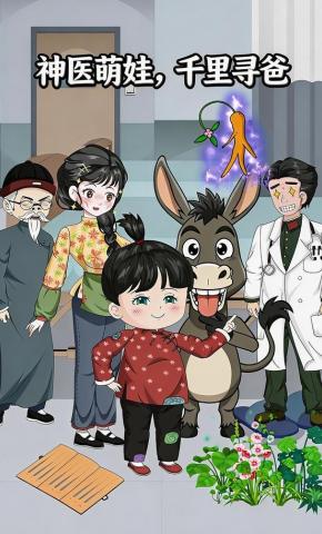 短剧《神医萌娃，千里寻爸》海报