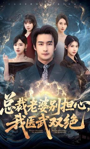 短剧《总裁老婆别担心，我医武双绝》海报