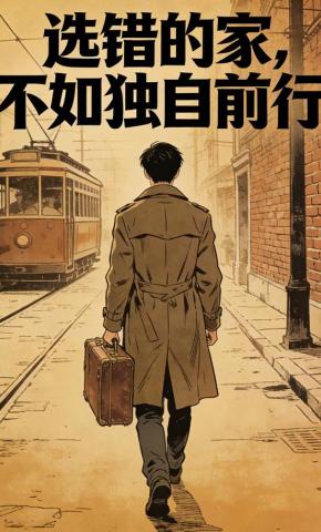短剧《选错的家，不如独自前行》海报