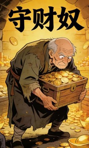 短剧《守财奴》海报