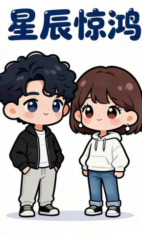 短剧《星辰惊鸿》海报