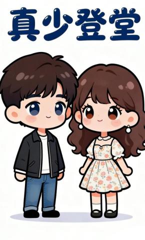短剧《真少登堂》海报
