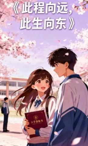 短剧《此程向远，此生向东》海报