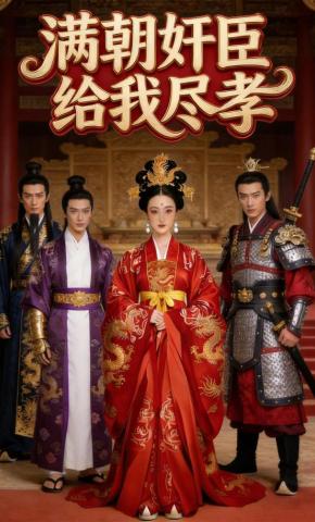 短剧《满朝奸臣给我尽孝》海报