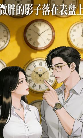 短剧《微胖的影子落在表盘上》海报