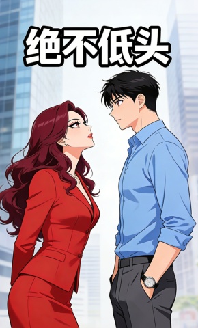 短剧《绝不低头》海报