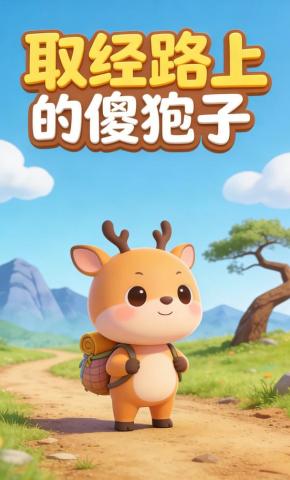 短剧《取经路上的傻狍子》海报