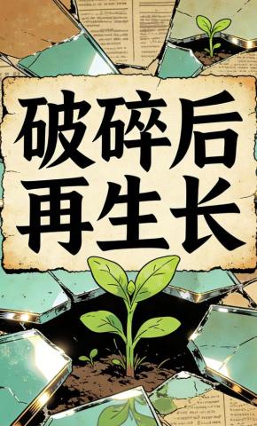 短剧《破碎后再生长》海报