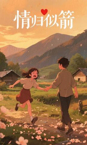 短剧《情归似箭》海报