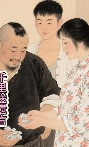 短剧《千里送遗言》海报