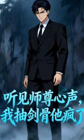 短剧《听见师尊心声，我抽剑骨他疯了》海报
