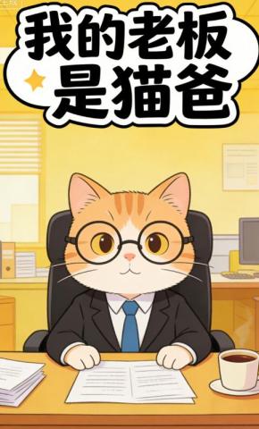 短剧《我的老板是猫爸》海报