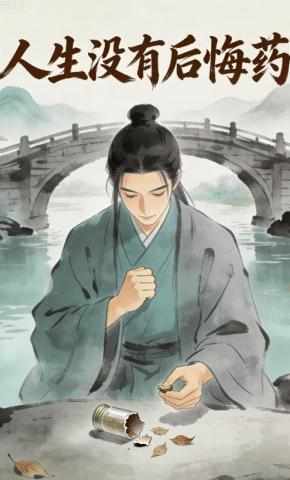 短剧《人生没有后悔药》海报