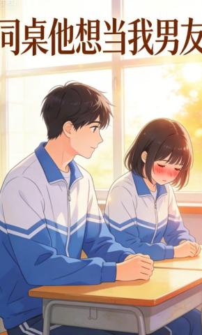 短剧《同桌他想当我男友》海报