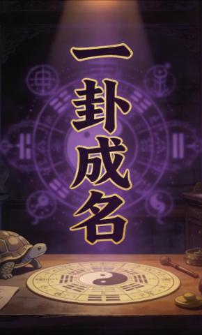 短剧《一卦成名》海报