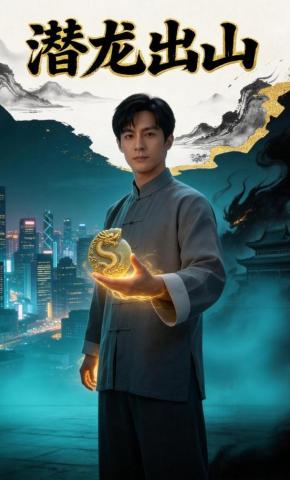 短剧《潜龙出山》海报