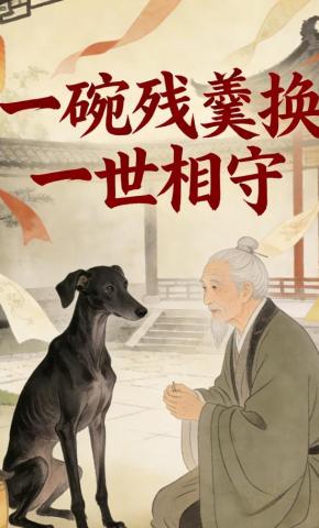 短剧《一碗残羹换一世相守》海报