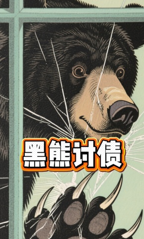 短剧《黑熊讨债》海报