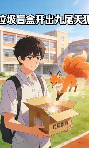 短剧《垃圾盲盒开出九尾天狐》海报