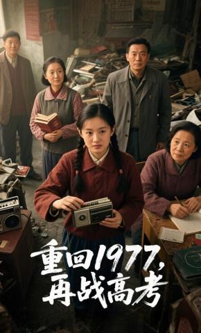 短剧《重回1977，再战高考》海报