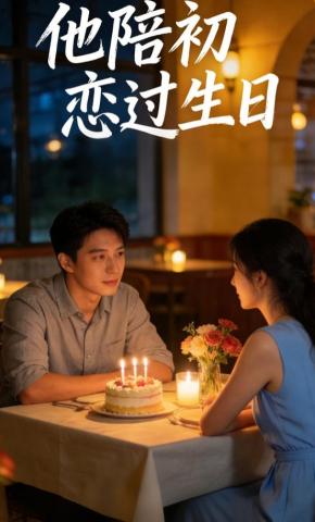 短剧《他陪初恋过生日》海报