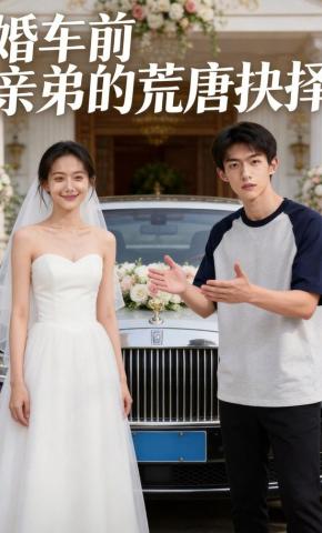短剧《婚车前，亲弟的荒唐抉择》海报