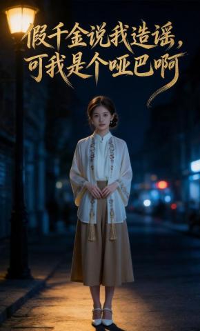 短剧《假千金说我造谣，可我是个哑巴啊》海报