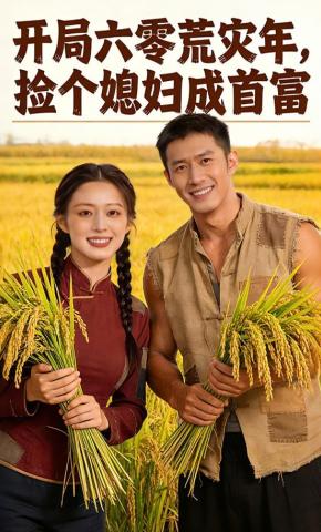 短剧《开局六零荒灾年,捡个媳妇成首富》海报