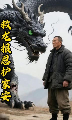 短剧《救龙报恩护家安》海报