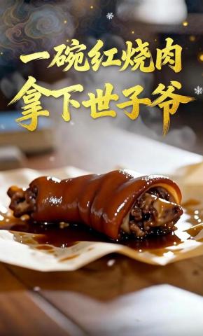 短剧《一碗红烧肉，拿下世子爷》海报