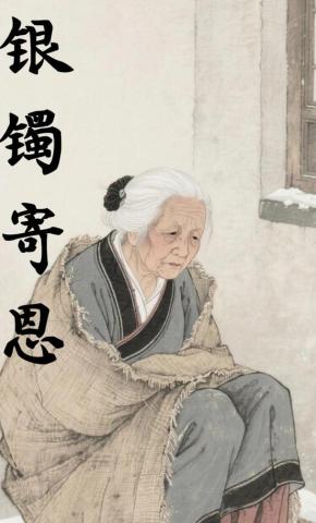 短剧《银镯寄恩》海报