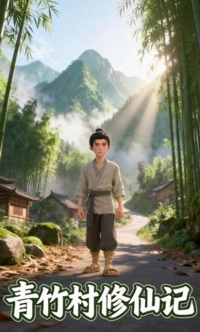 短剧《青竹村修仙记》海报