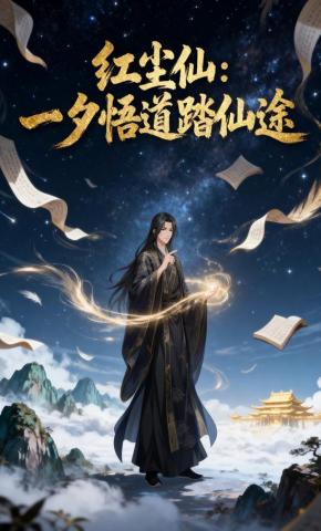 短剧《红尘仙：一夕悟道踏仙途》海报