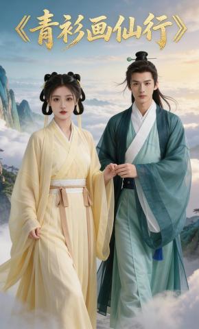 短剧《青衫画仙行》海报