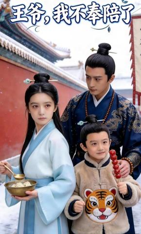 短剧《王爷，我不奉陪了》海报