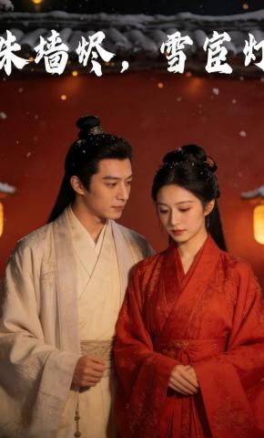 短剧《朱墙烬，雪宦灯》海报