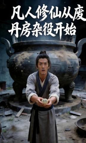 短剧《凡人修仙从废丹房杂役开始》海报