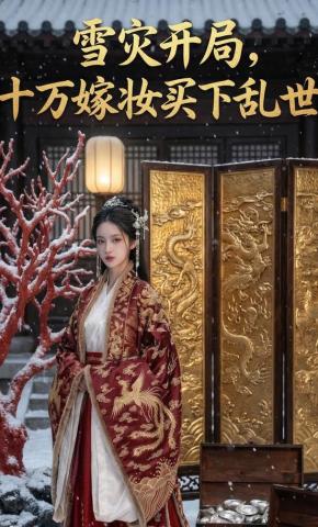 短剧《雪灾开局，十万嫁妆买下乱世》海报