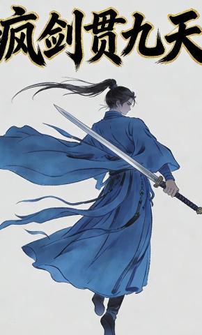 短剧《疯剑贯九天》海报