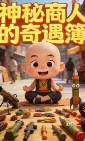 短剧《神秘商人奇遇簿》海报