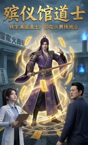 短剧《殡仪馆道士》海报