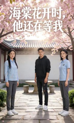 短剧《海棠花开时,他还在等我》海报