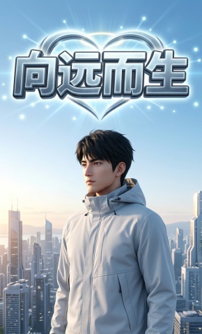 短剧《向远而生》海报