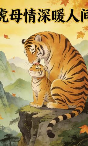 短剧《虎母情深暖人间》海报